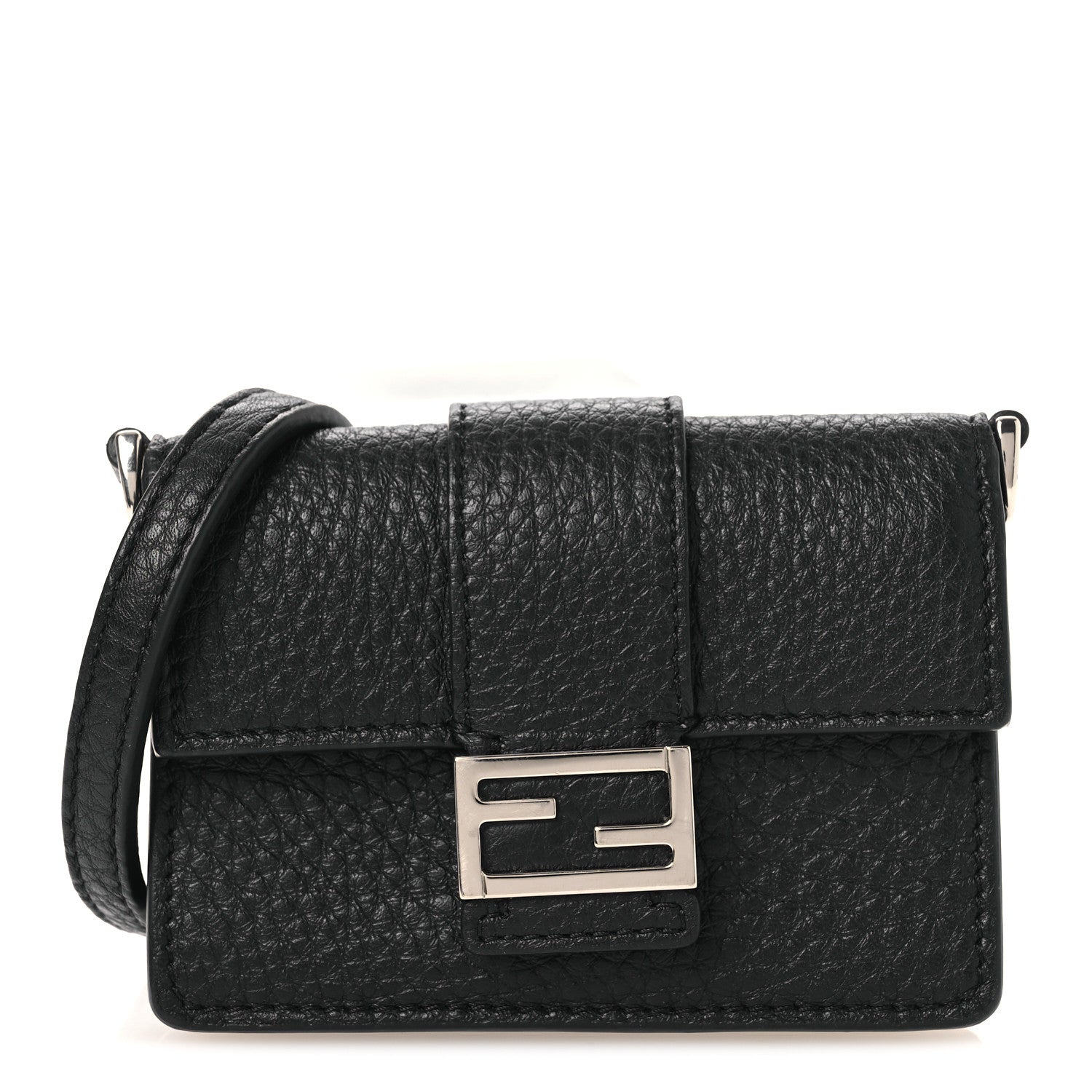 Cuoio Romano Micro Flat Baguette Black