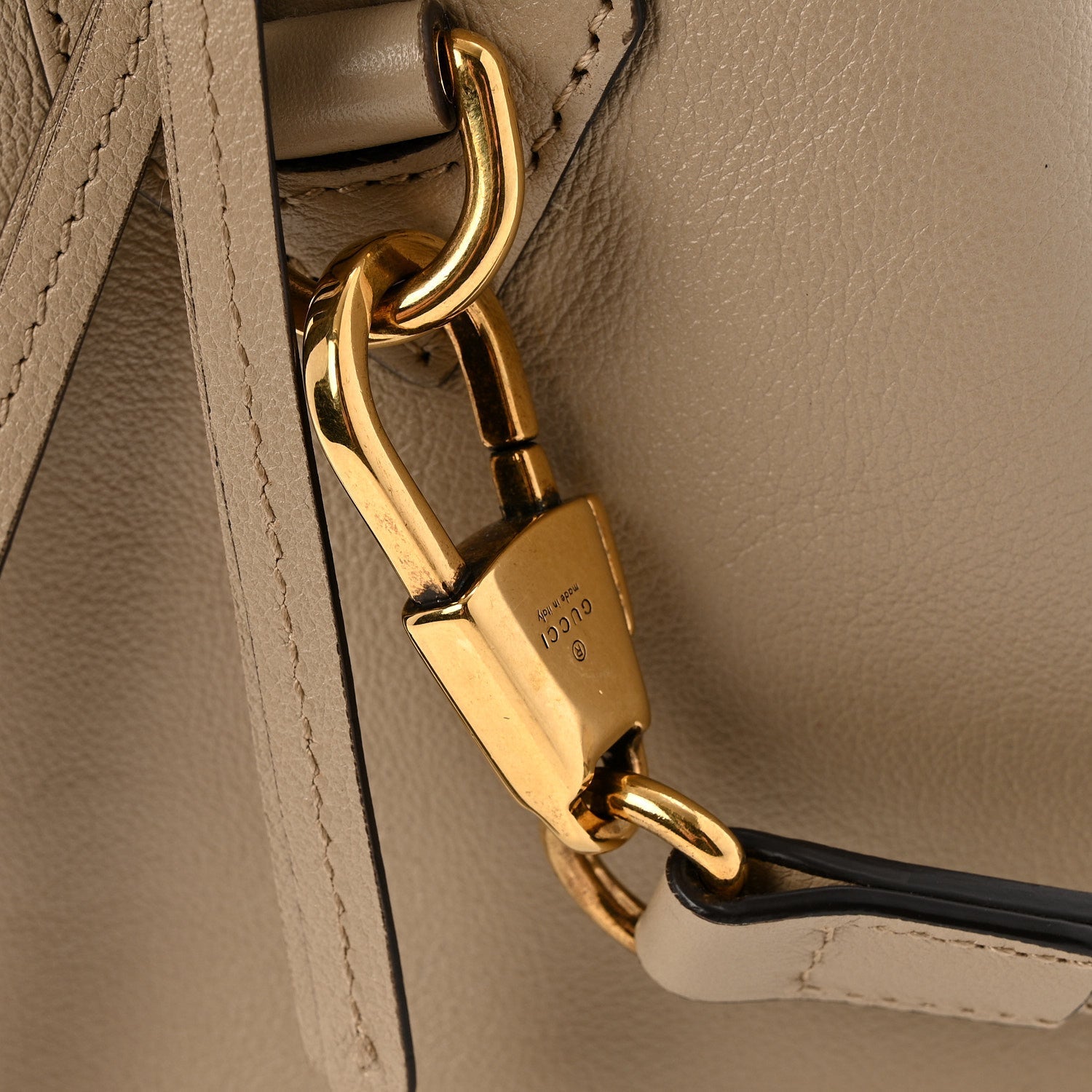 Calfskin Diana Bamboo Boston Oatmeal Vintage Green
