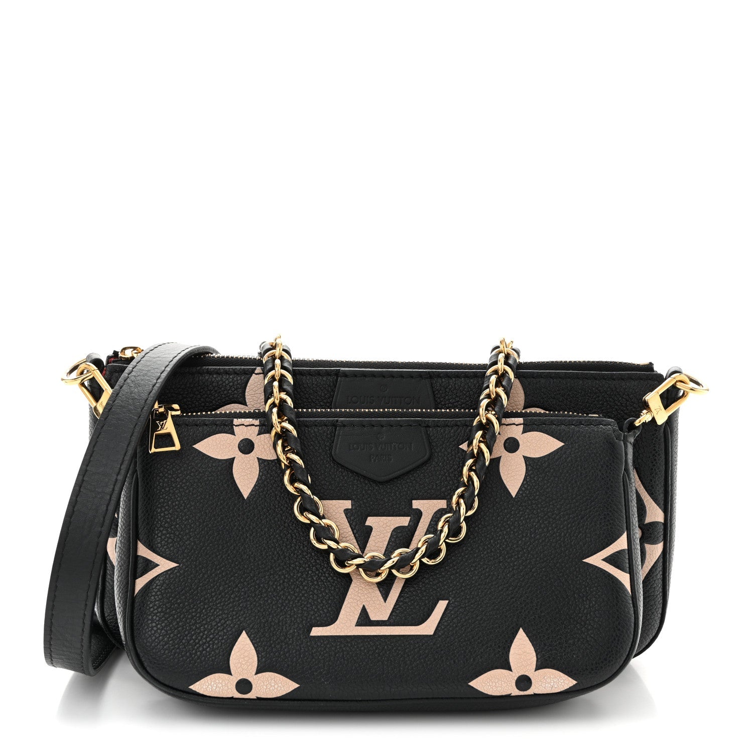 Empreinte Monogram Giant Multi Pochette Accessories Black Beige