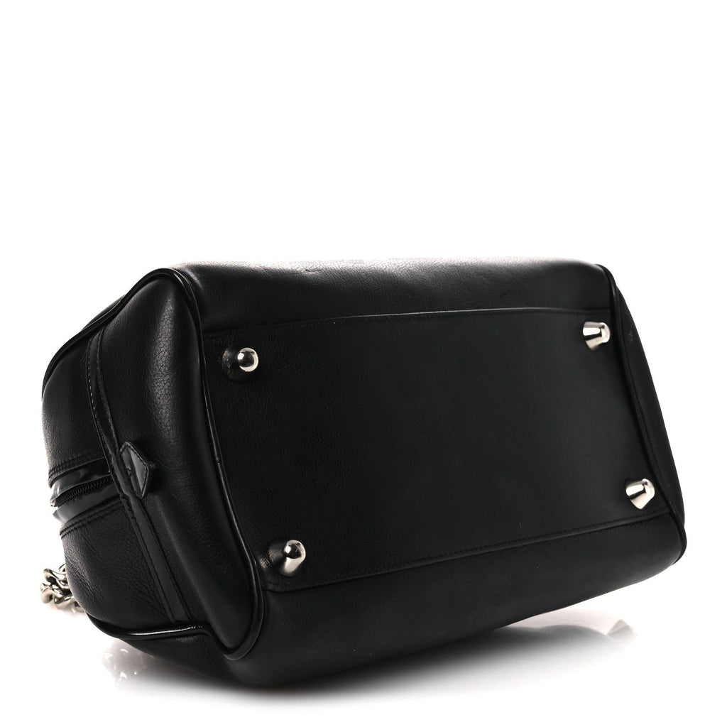 Calfskin Gambler Dice Bowler Black