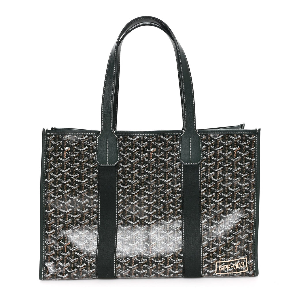 Goyardine Villette MM Tote Green