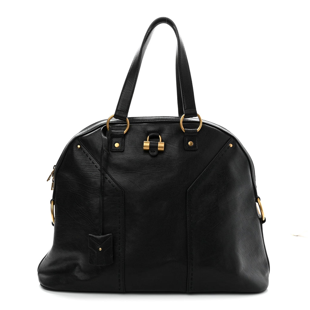 Calfskin Oversized Muse Black