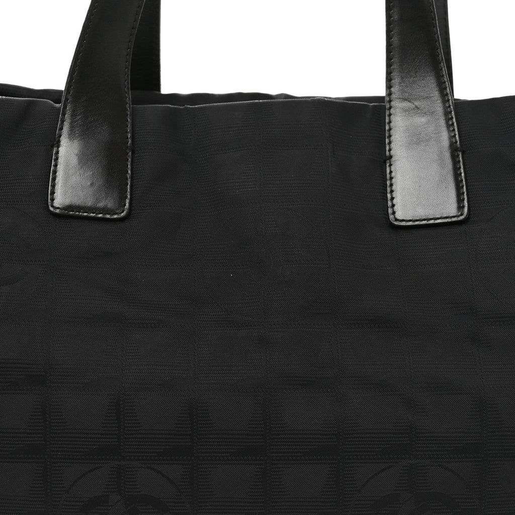Nylon Medium Travel Tote Black