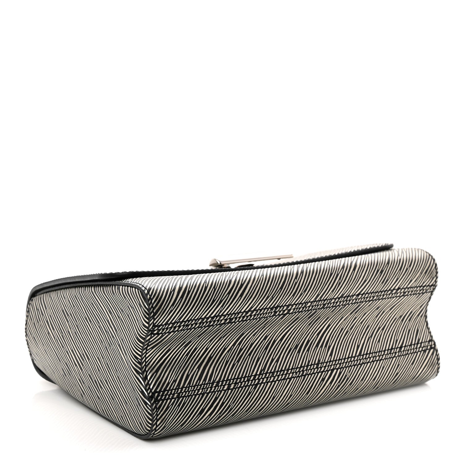 Epi Twist Shoulder Bag MM Platine