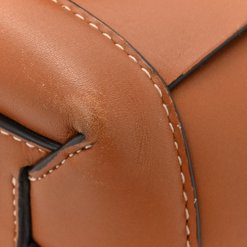 French Calfskin Maxi Intrecciato Small Arco Wood