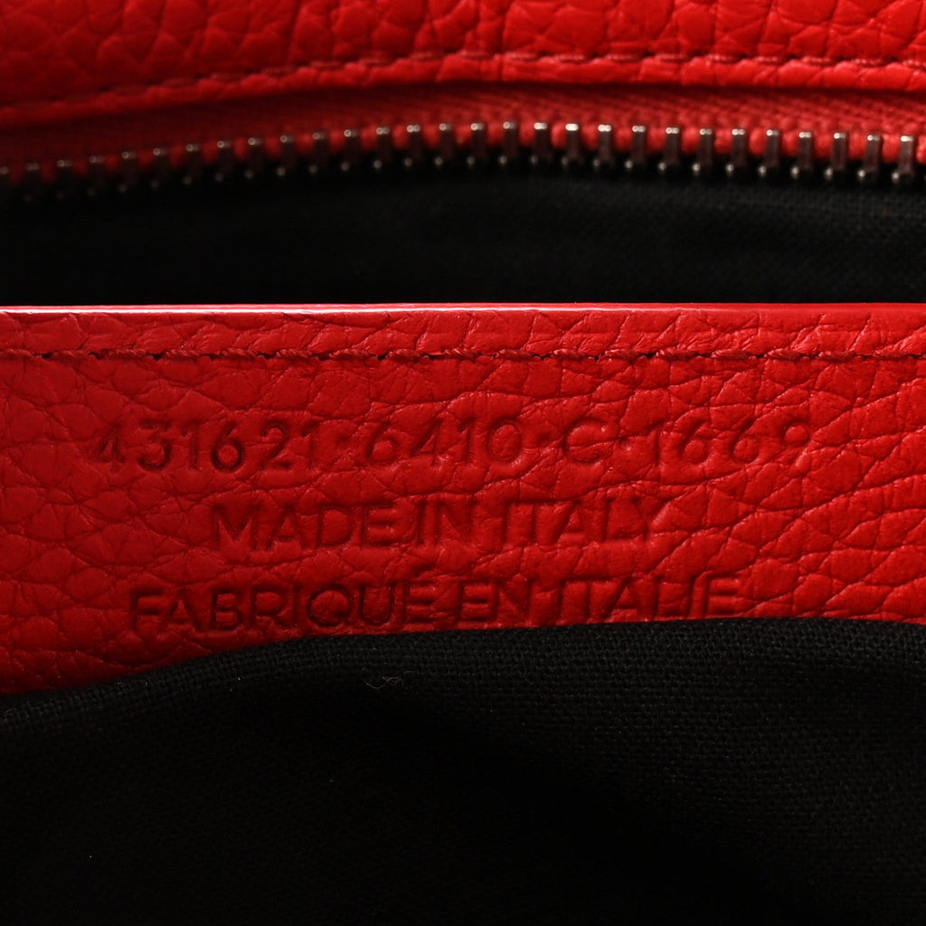 Vibrato Calfskin Classic Silver Hardware S City Rouge Cerise