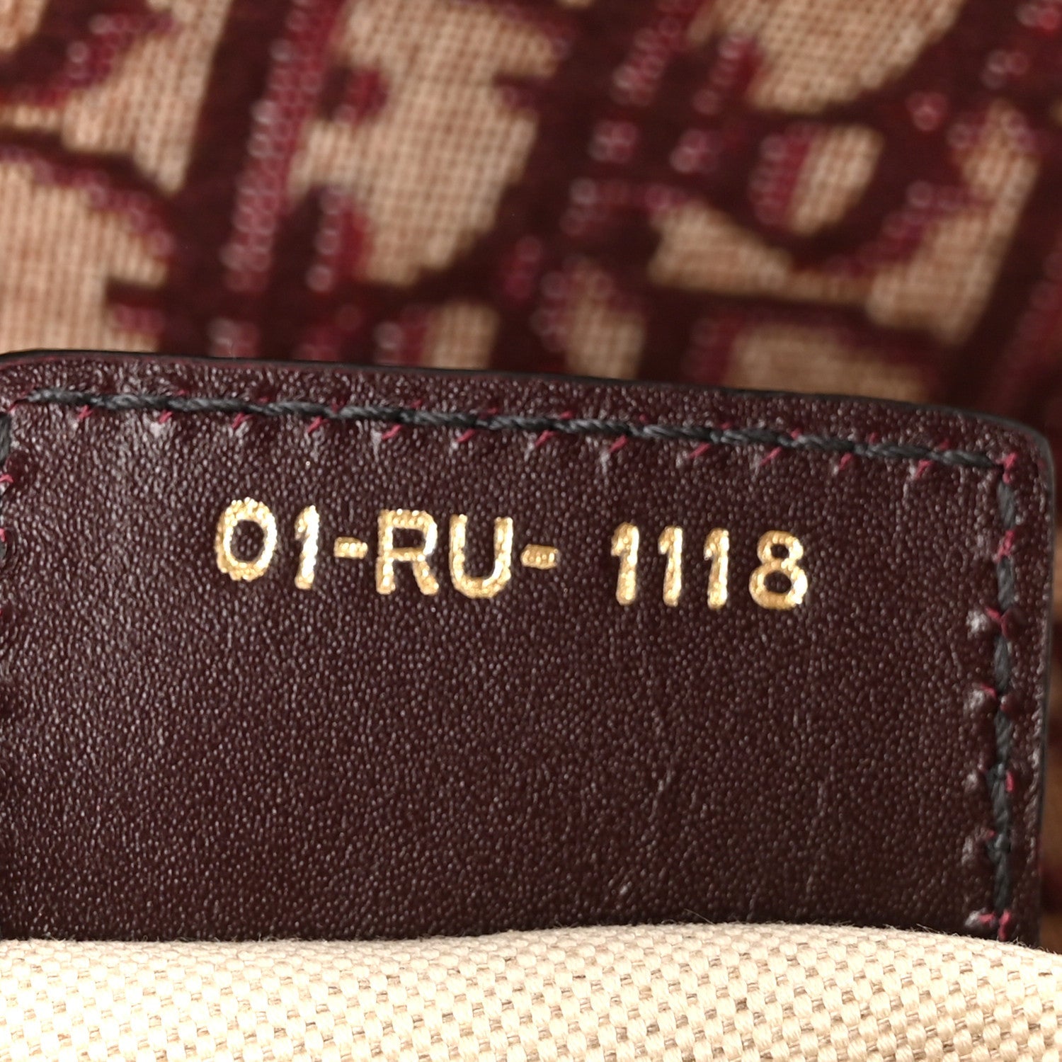 Oblique Saddle Bag Burgundy