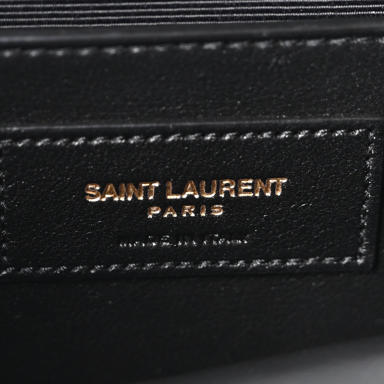Lambskin Mixed Matelasse Triquilt Medium Monogram Satchel Black
