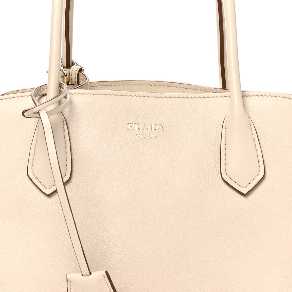 Glace Calfskin Medium Signet Tote Talco