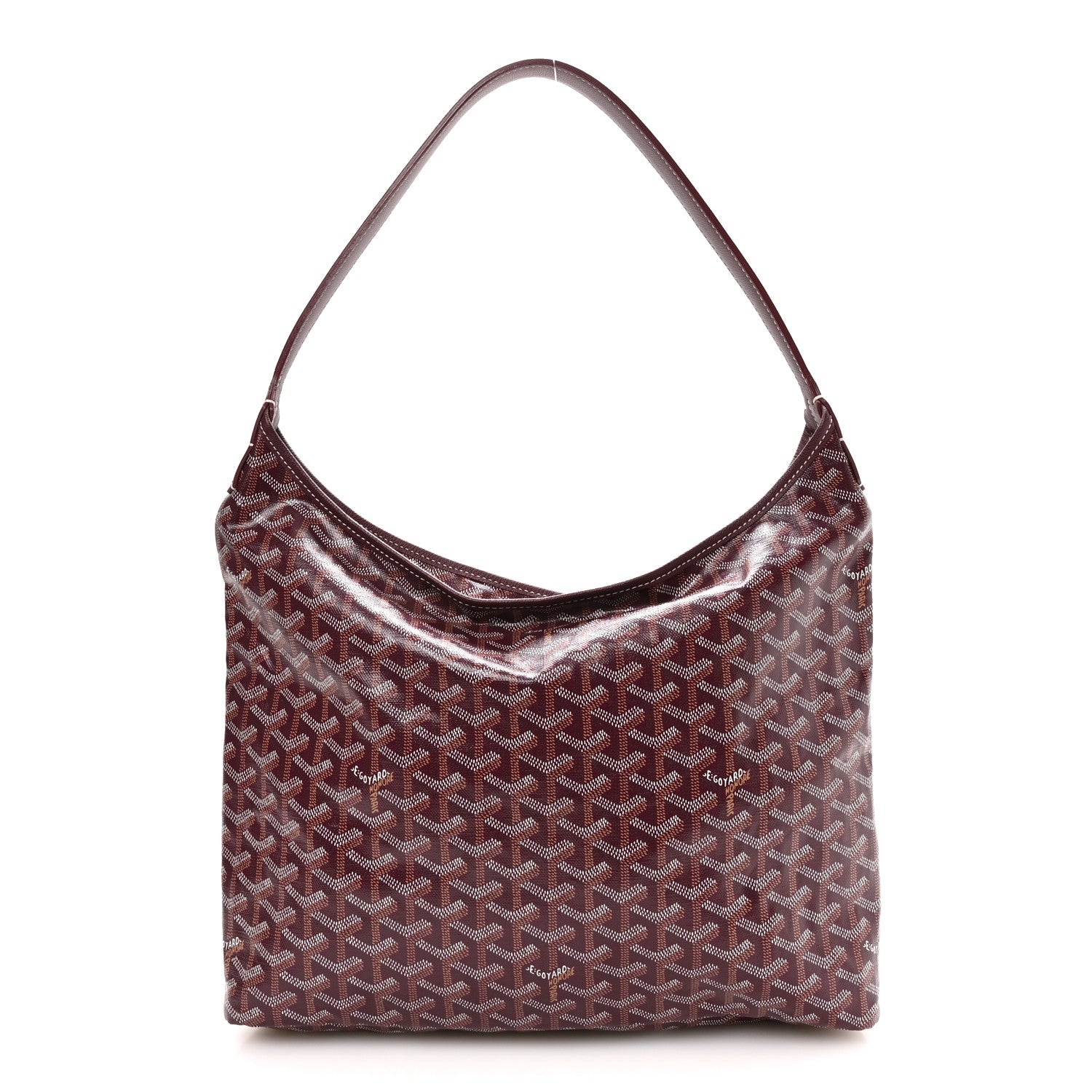 Goyardine Boheme Hobo Burgundy