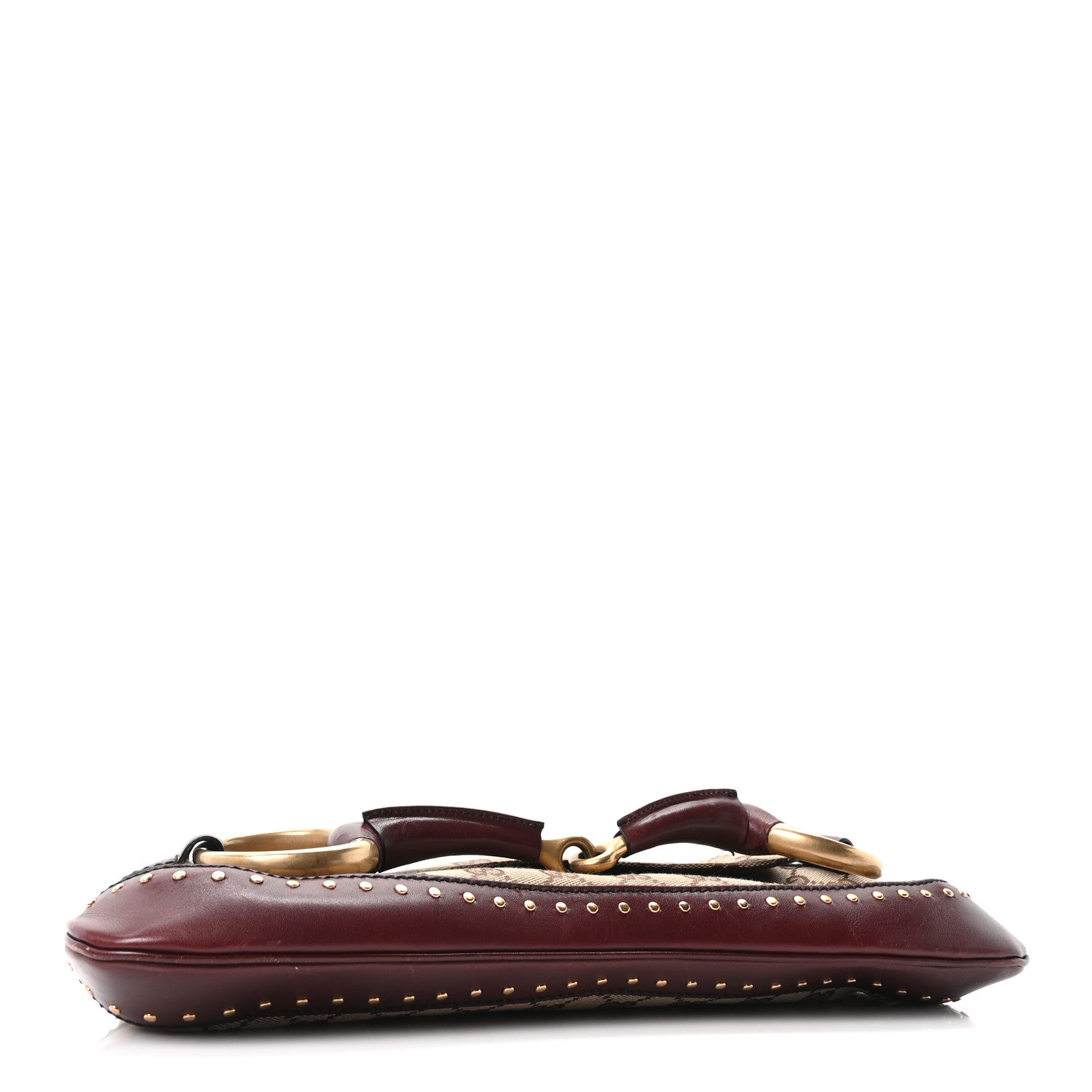 Monogram Studded Horsebit Bordeaux