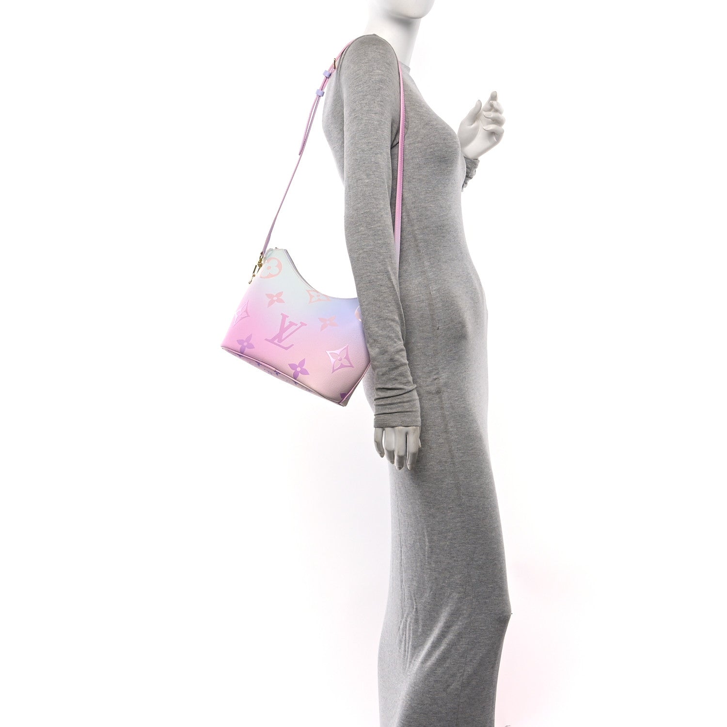 Monogram Giant Spring In The City Marshmallow Hobo PM Sunrise Pastel