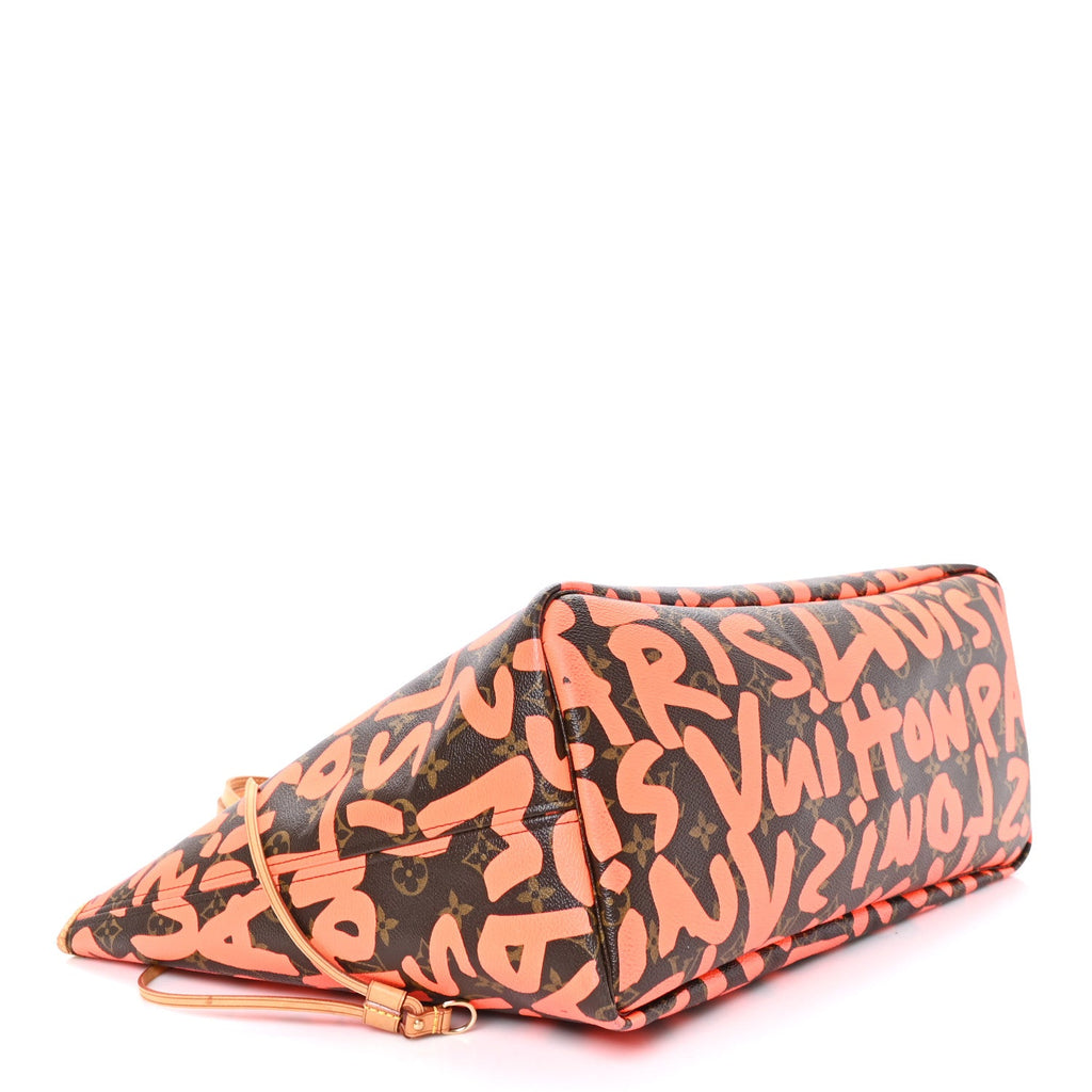 Monogram Graffiti Neverfull GM Orange