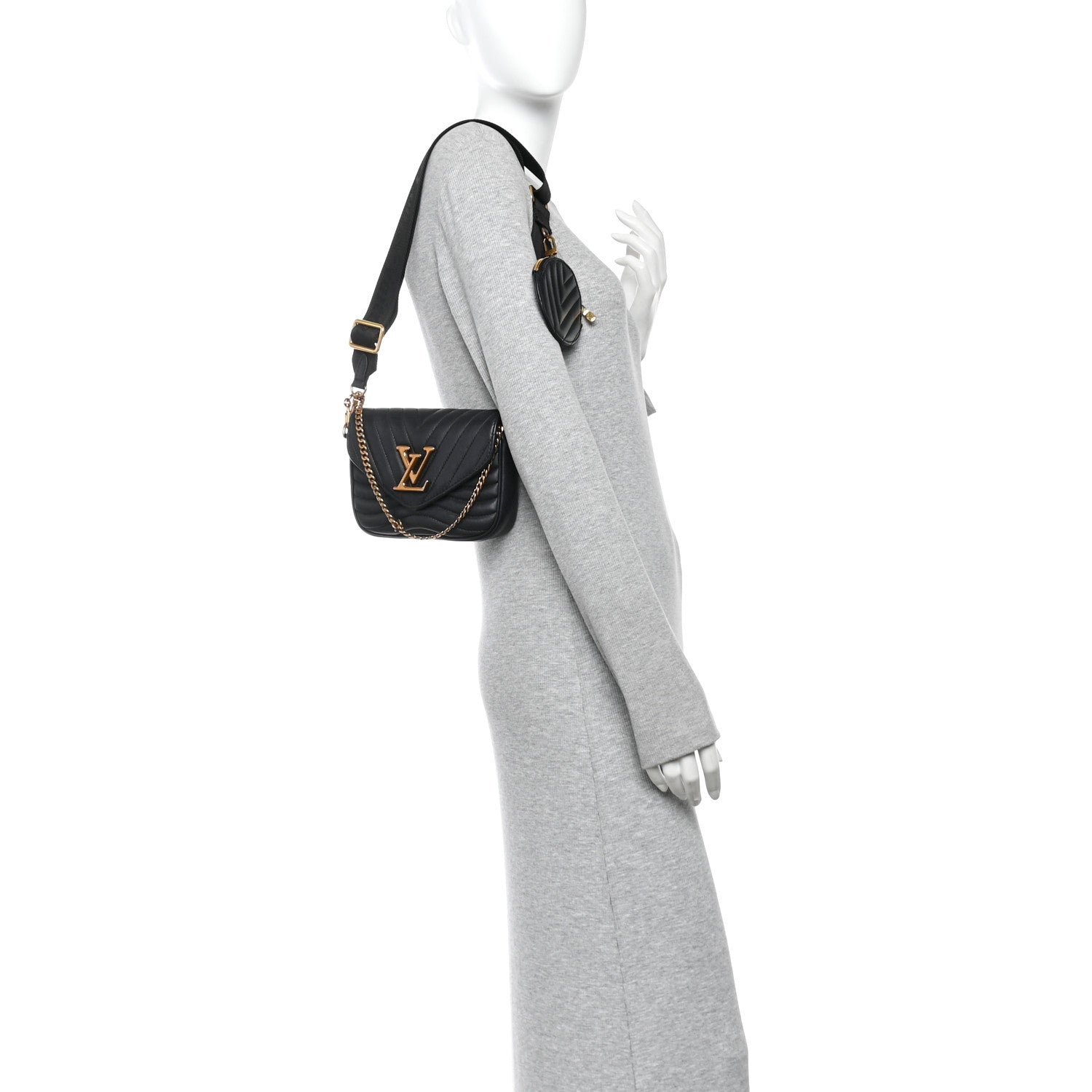Calfskin New Wave Multi Pochette Black