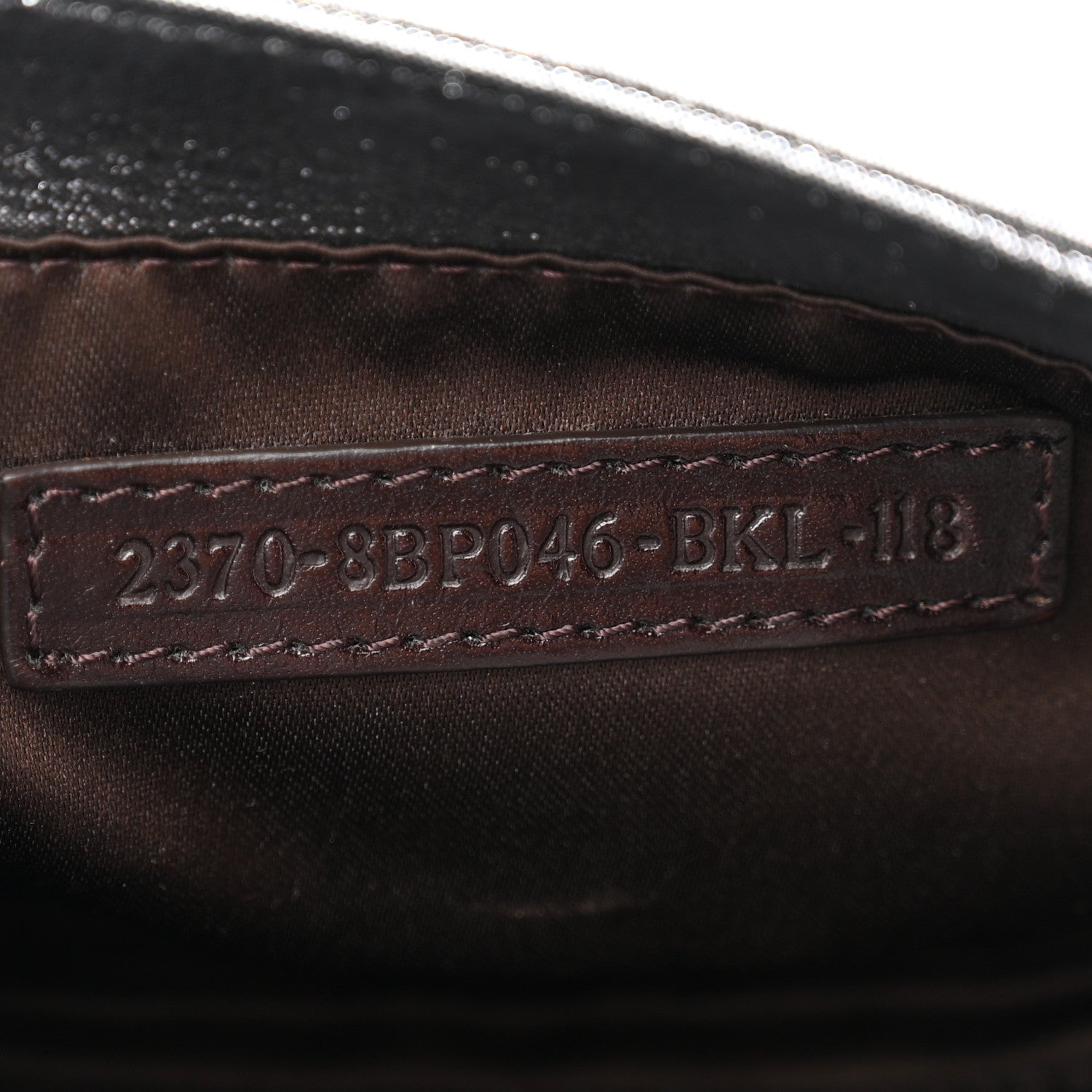Metallic Calfskin Mia Pochette Silver