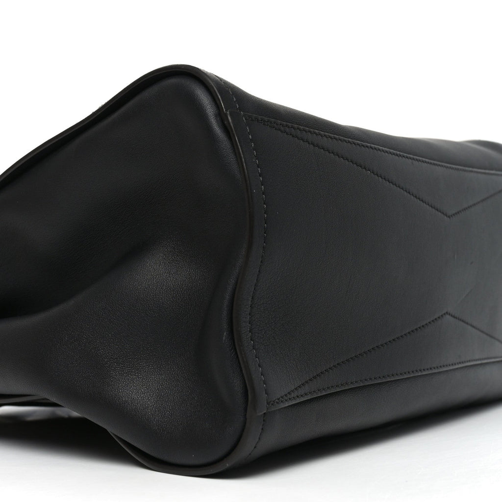 Calfskin Medium Mystic Shoulder Bag Black
