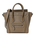 Drummed Calfskin Nano Luggage Souris
