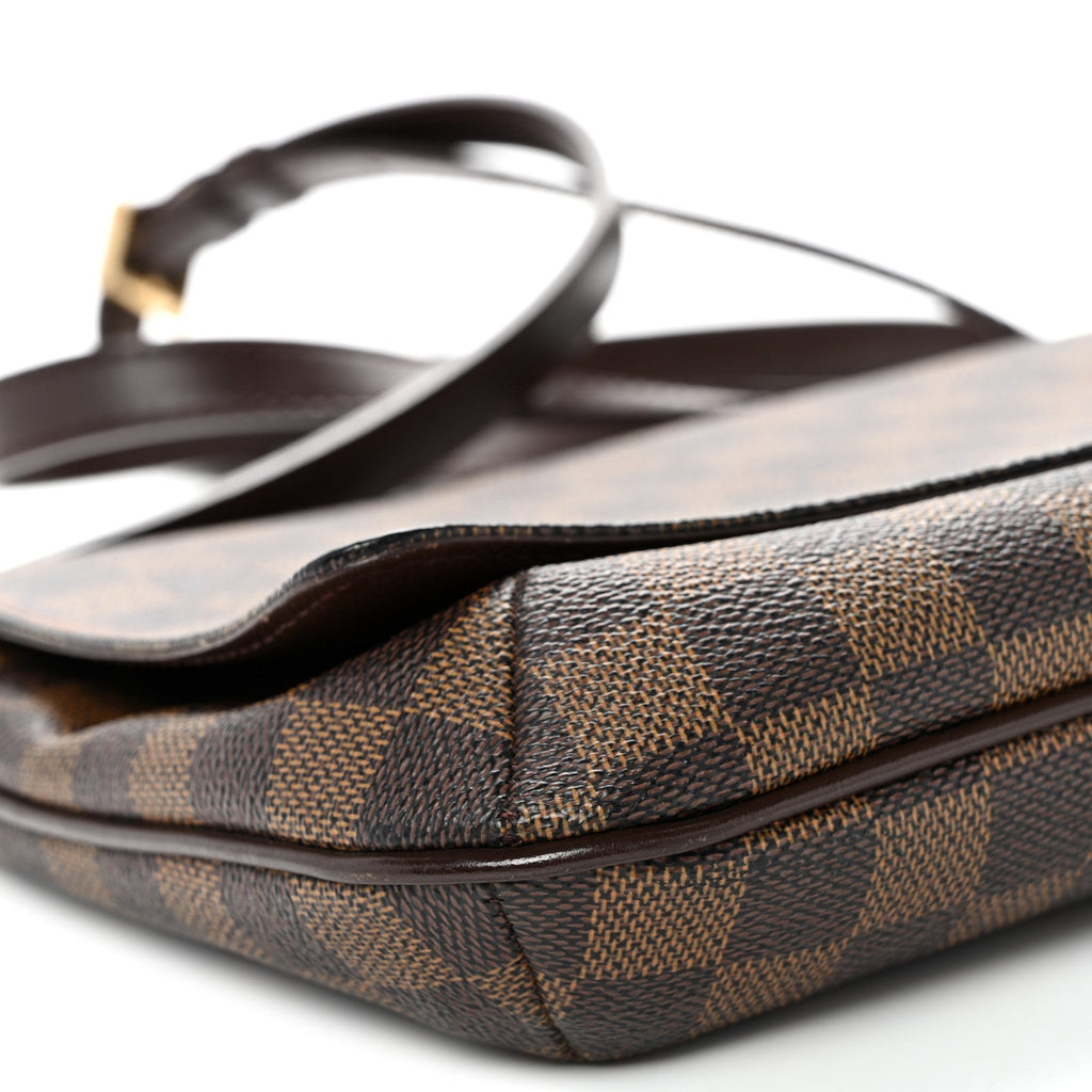 Damier Ebene Musette Tango Long Strap