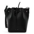 Calfskin Mini Bucket Bag Black Flamma