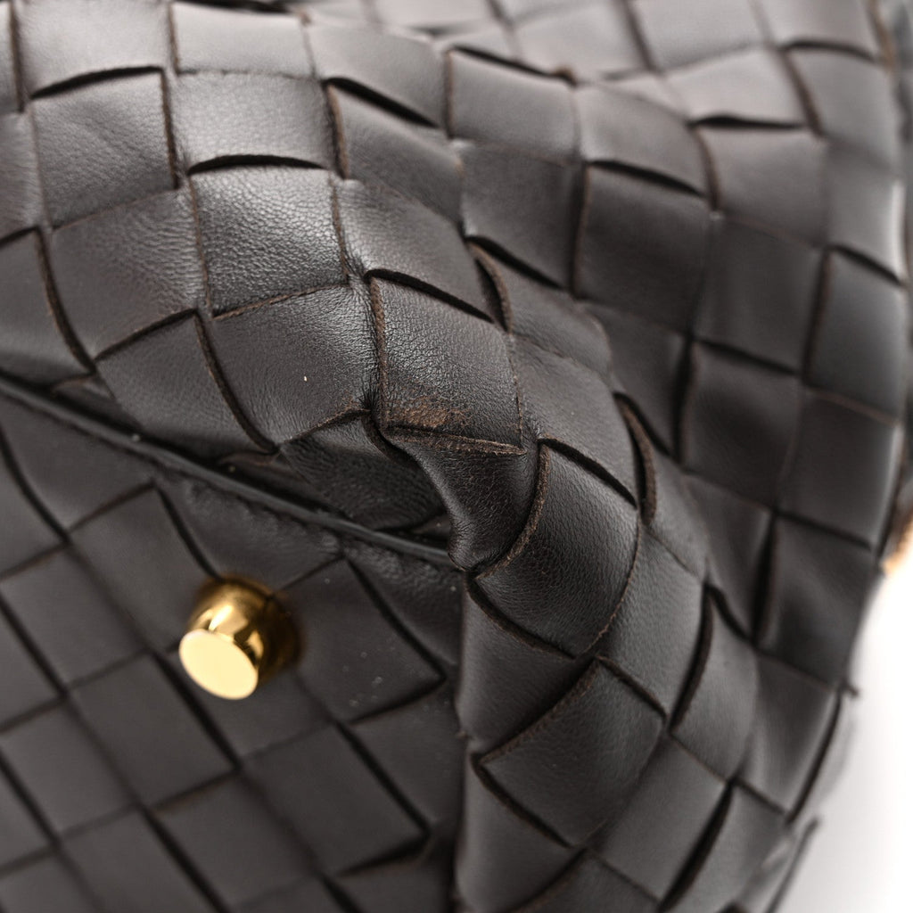 Nappa Intrecciato Bauletto Fondant
