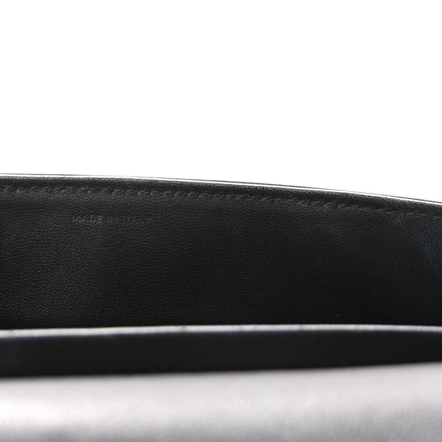 Shiny Calfskin Triomphe Shoulder Bag Black