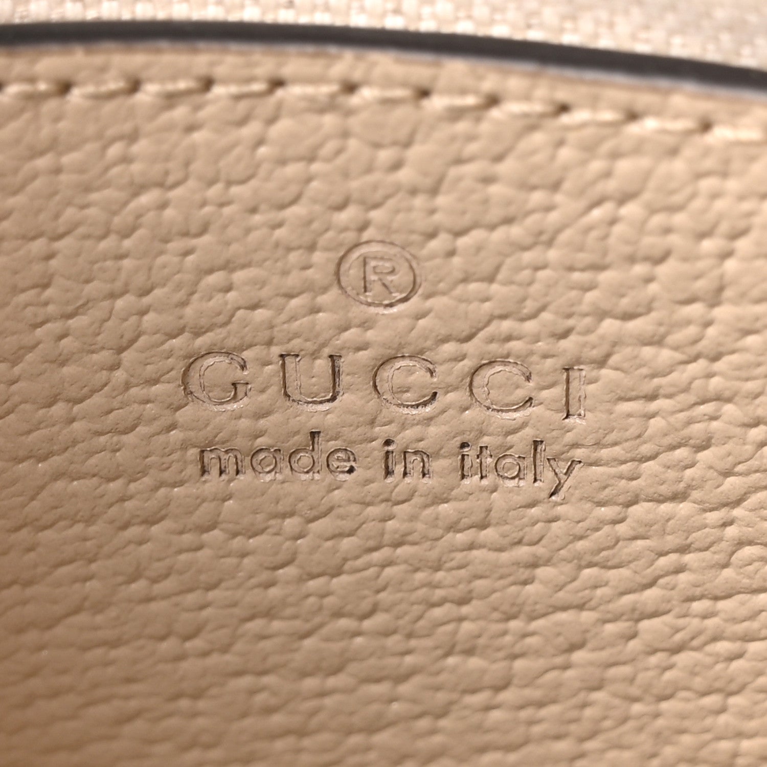 GG Supreme Monogram Textured Dollar Calfskin Web Small Ophidia GG Handbag Beige Mystic White Oatmeal