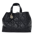 Calfskin Macrocannage Large Toujours Black
