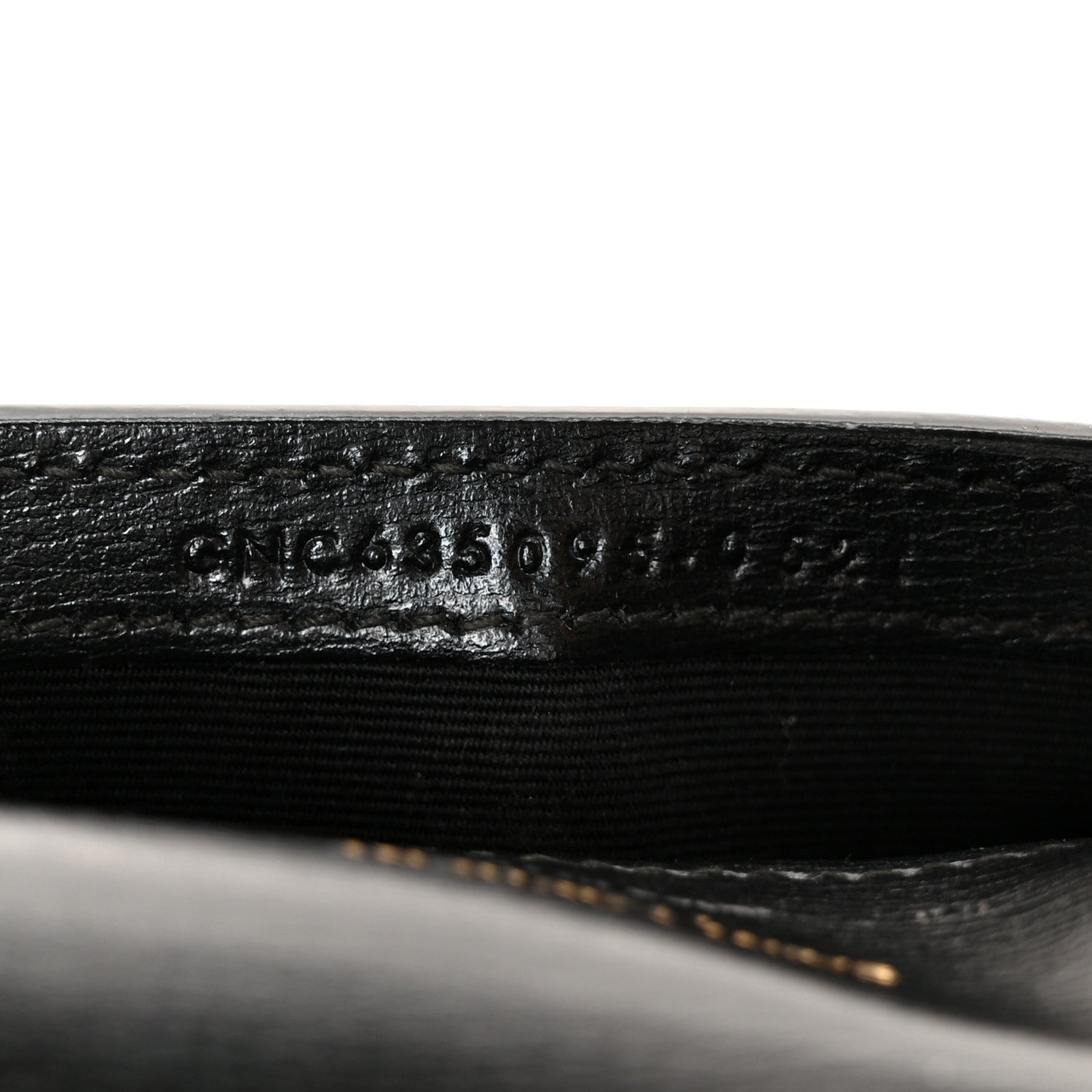 Grained Calfskin Monogram Phone Holder Crossbody Black