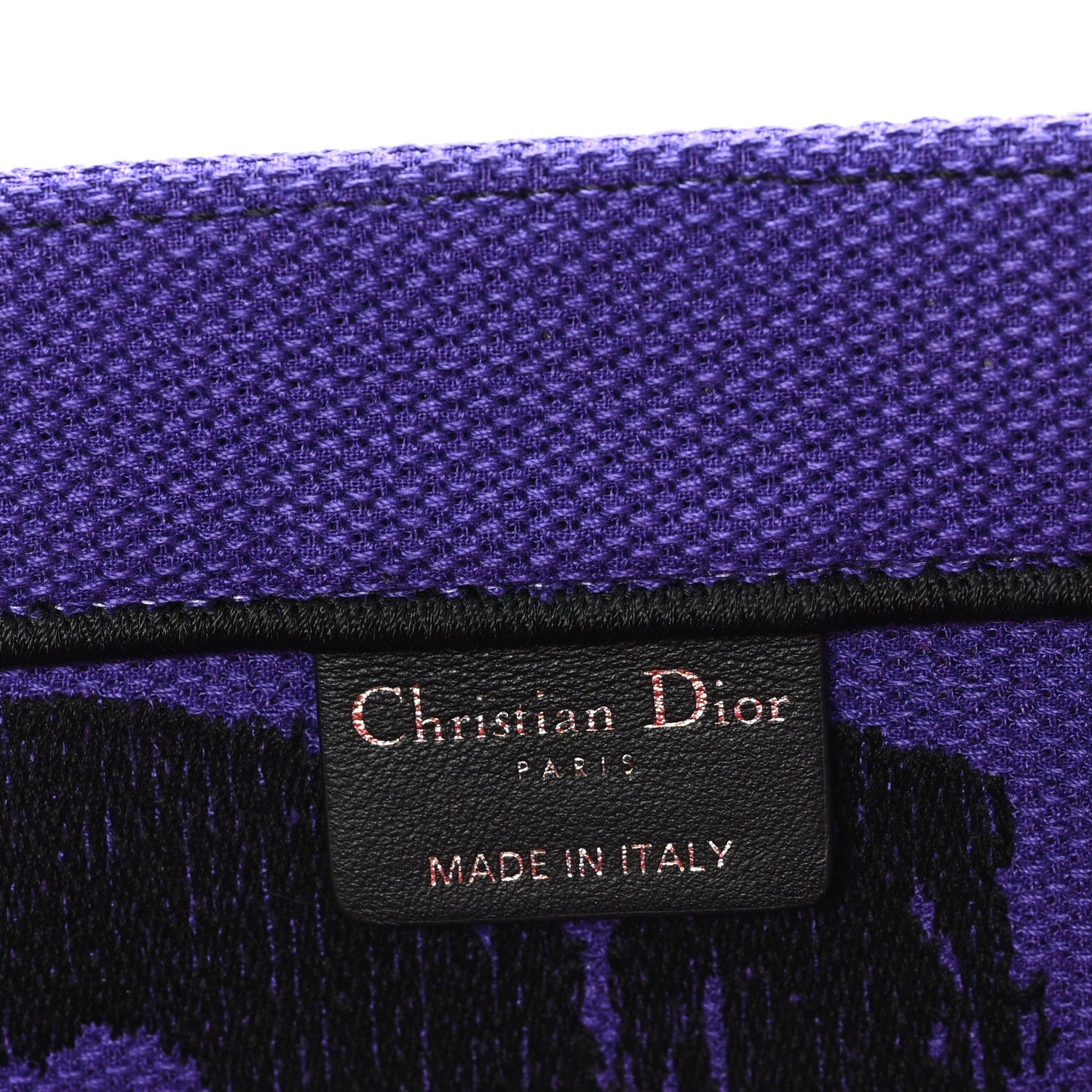 Canvas Embroidered Large Miss Dior Graffiti Book Tote Fuchsia Purple