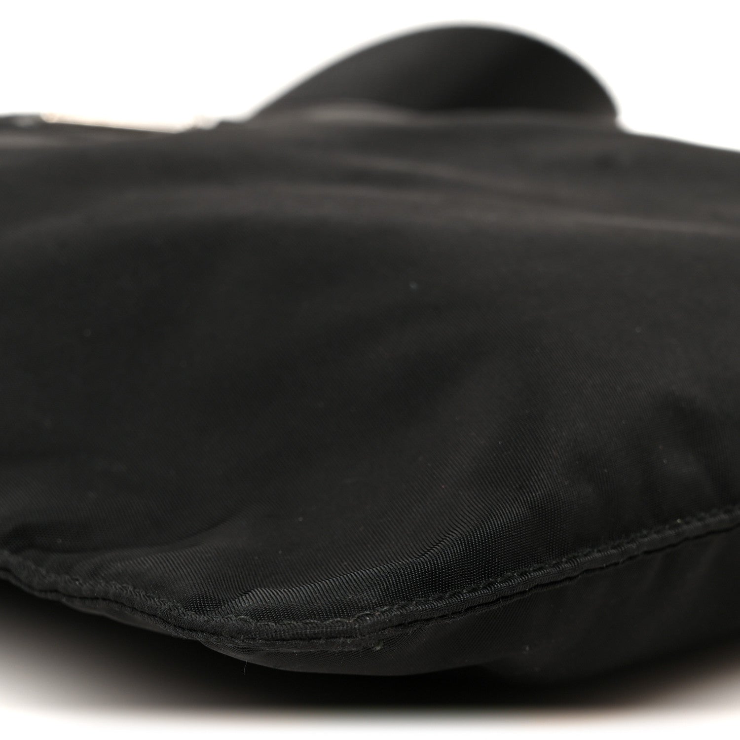 Nylon Vela Flat Messenger Bag Black