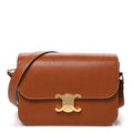 Natural Calfskin Medium Triomphe Tan