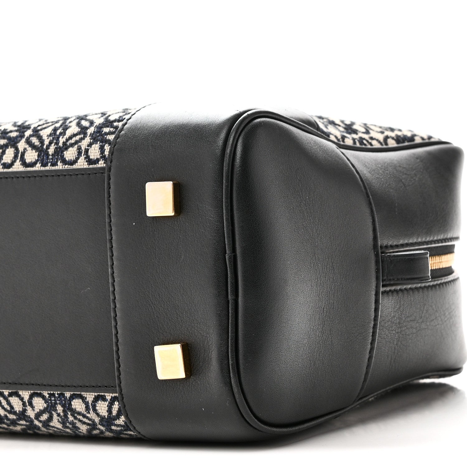 Jacquard Anagram Calfskin Amazona 28 Black Navy