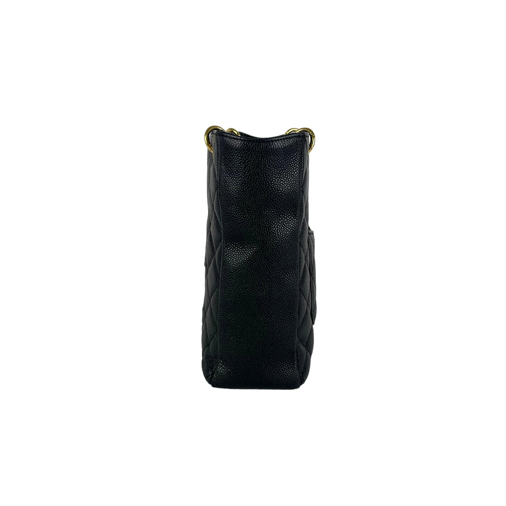 Chanel Quilted PST (Petit Shopping Tote) Black