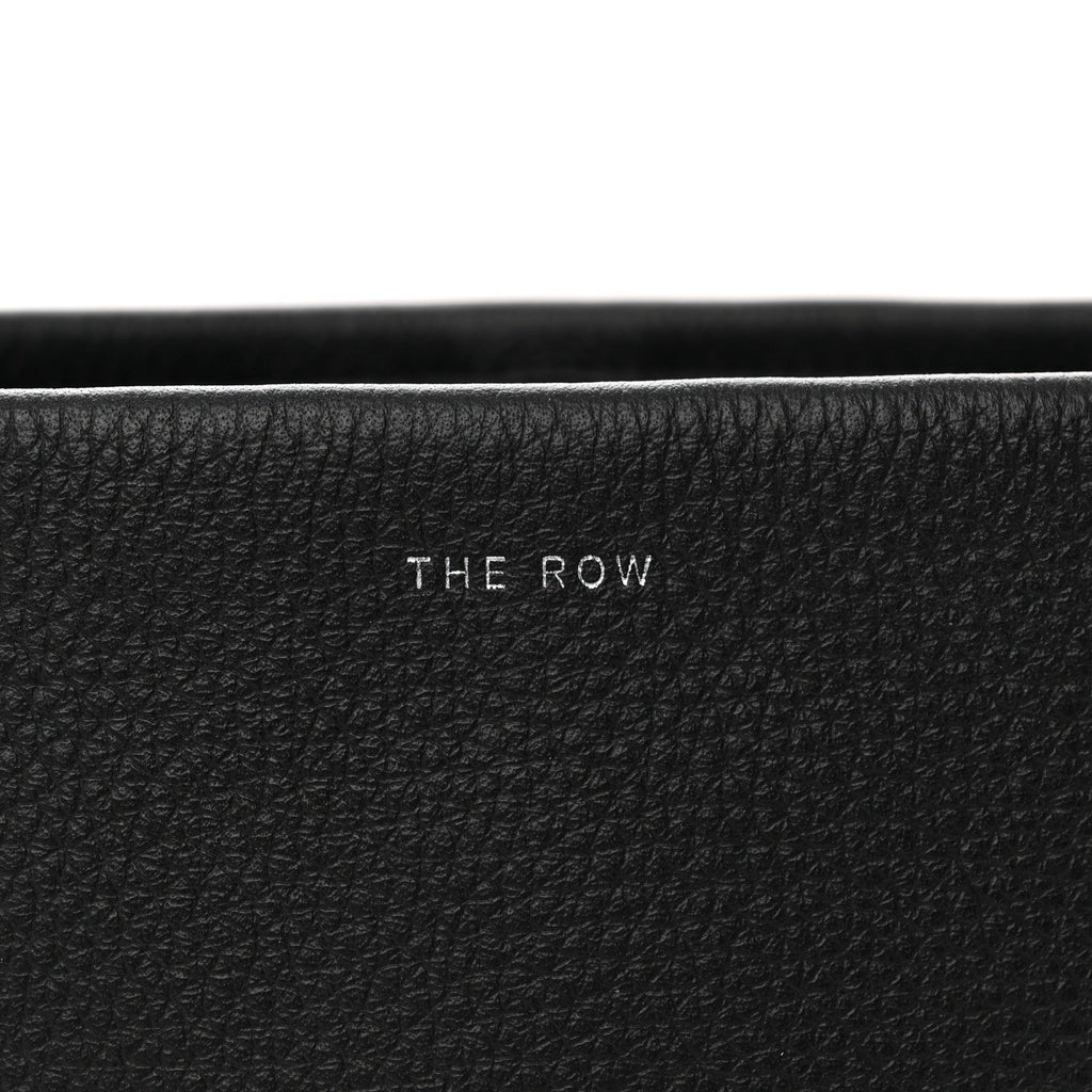 Grained Calfskin Small N/S Park Tote Black