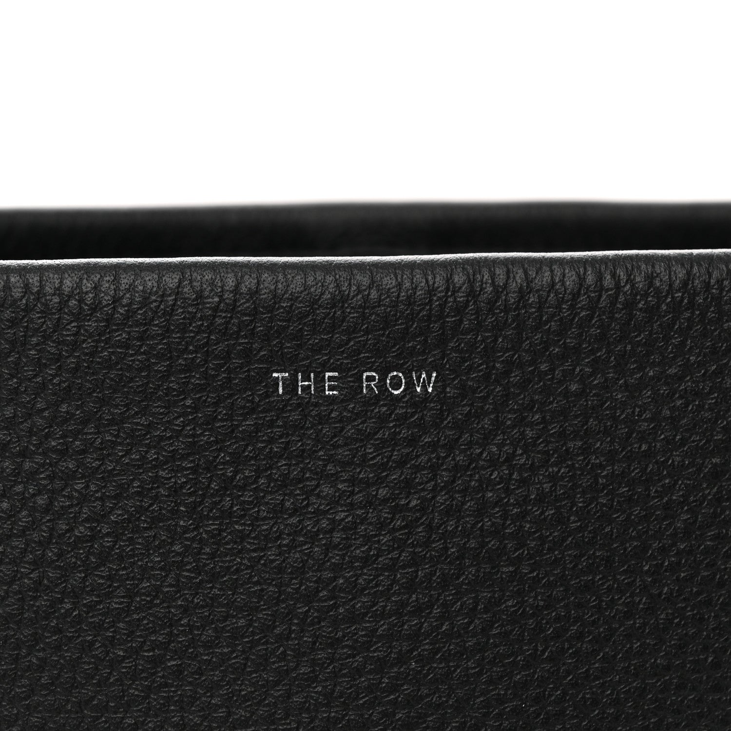 Grained Calfskin Small N/S Park Tote Black
