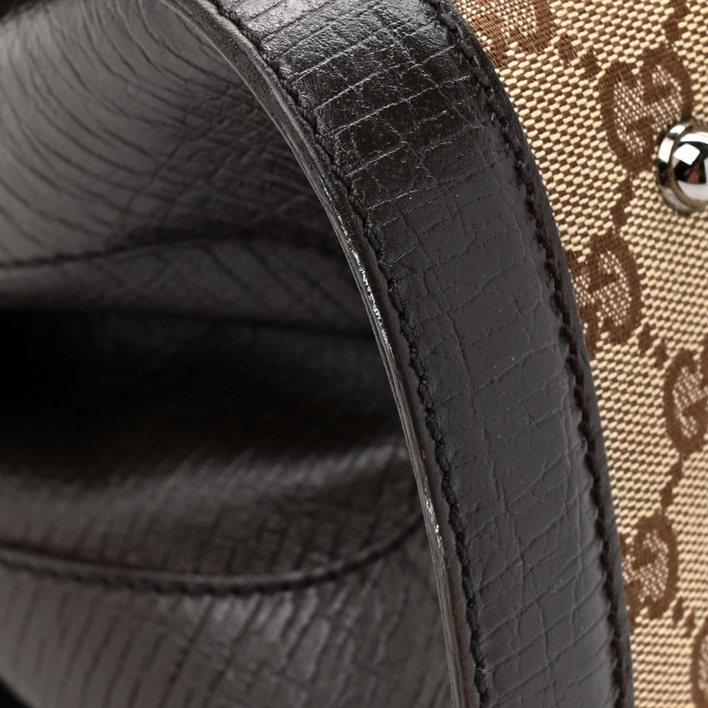 Monogram Bamboo Bullet Bag Dark Brown