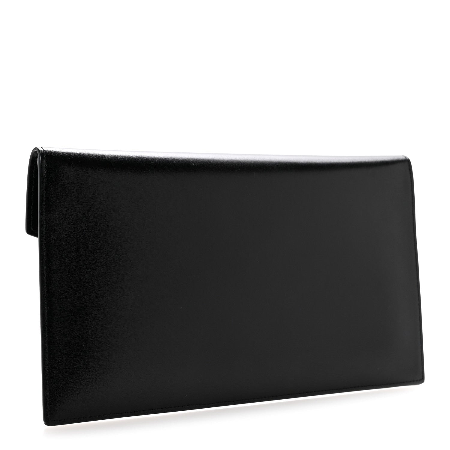 Smooth Shiny Calfskin Monogram Uptown Pouch Black