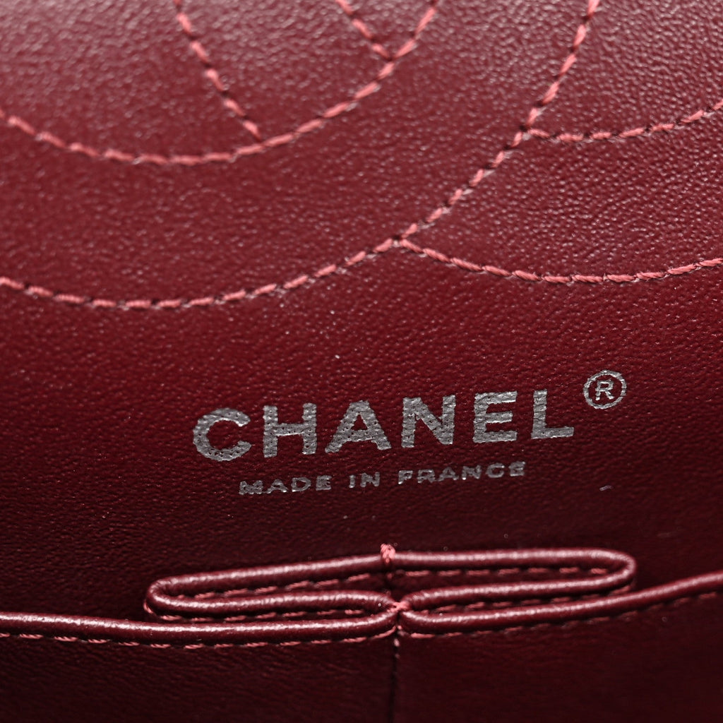 Aged Calfskin Quilted 2.55 Reissue 225 Flap Black