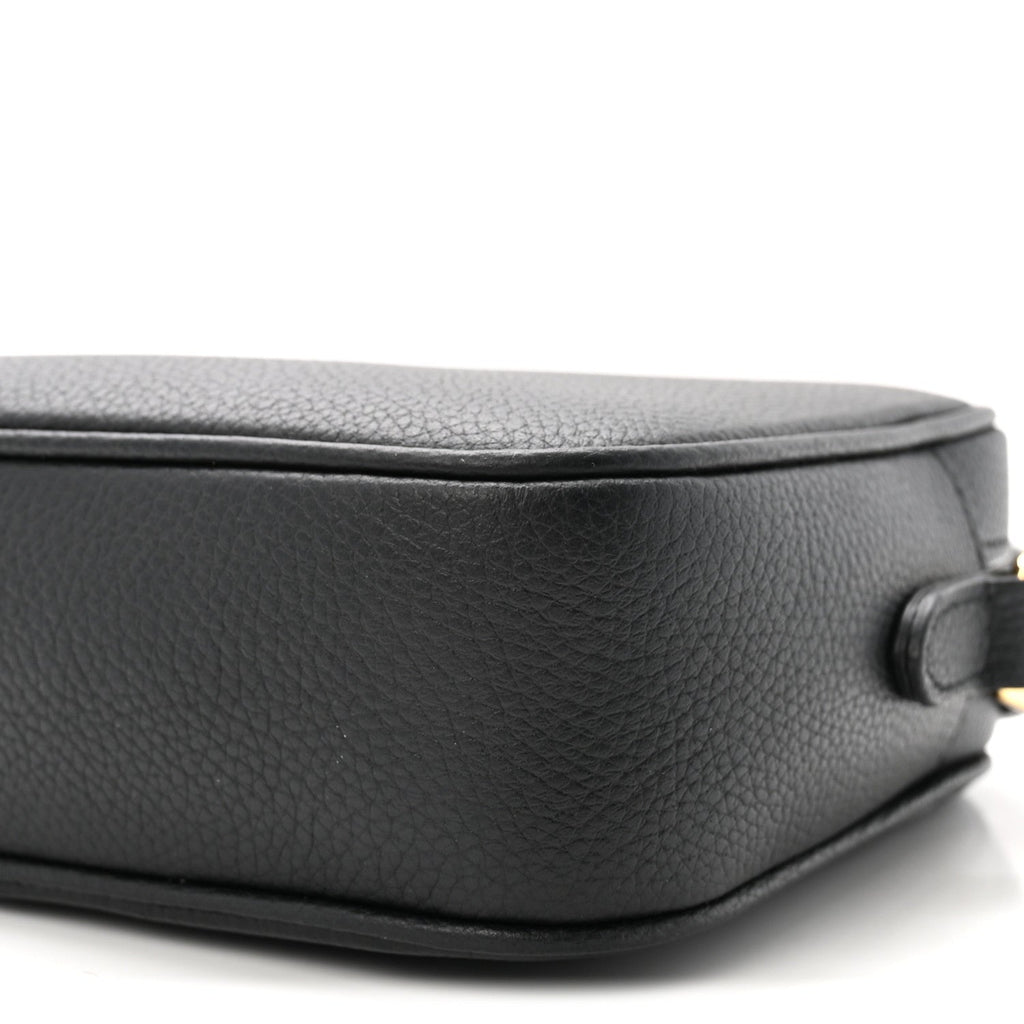 Grained Calfskin TB Small Camera Bag Black