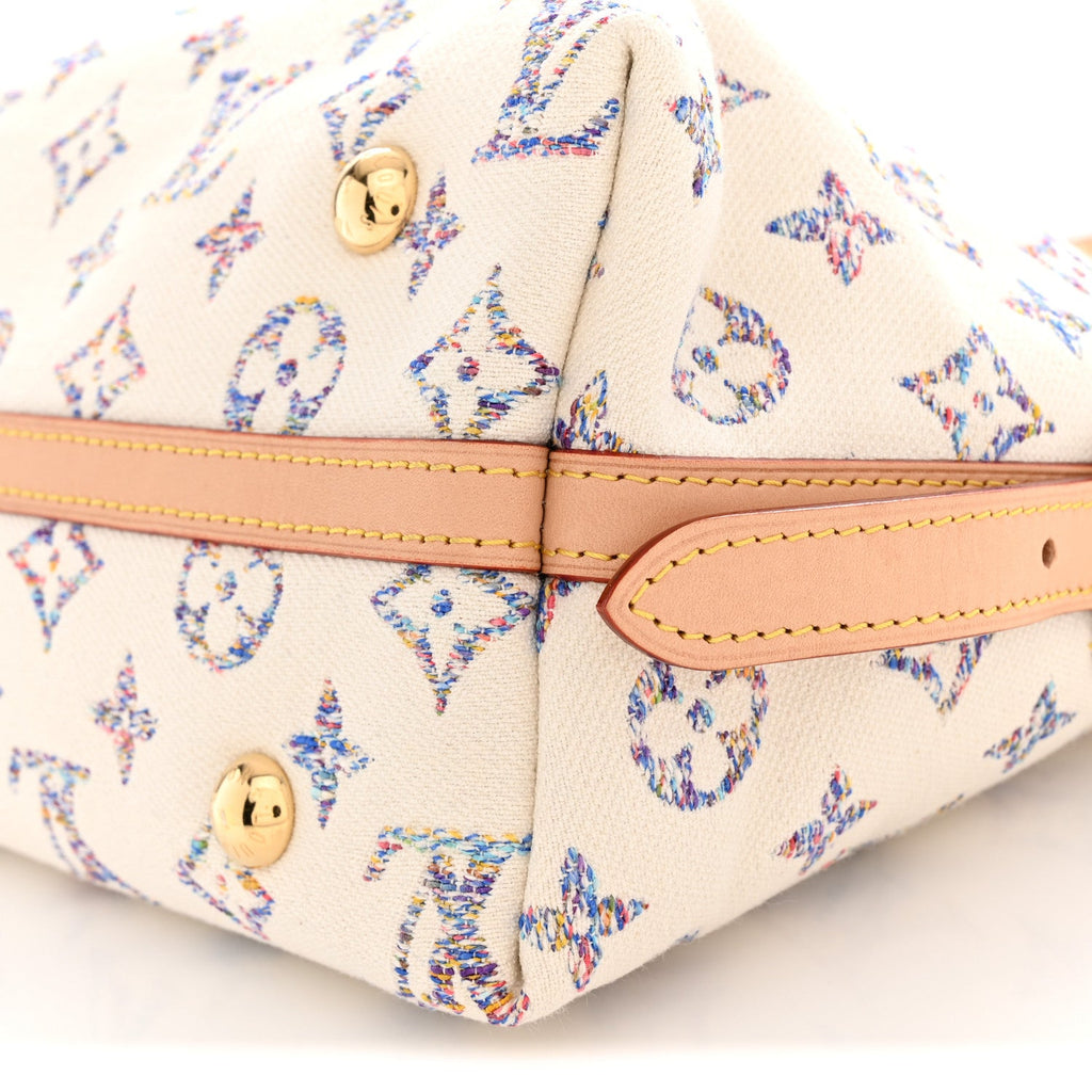 Monogram Jacquard CarryAll PM Multicolor Beige