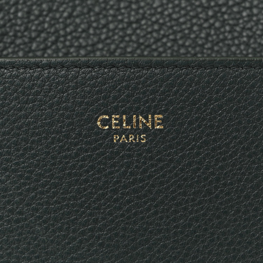 Soft Grained Calfskin Sangle Bucket Bag Amazone