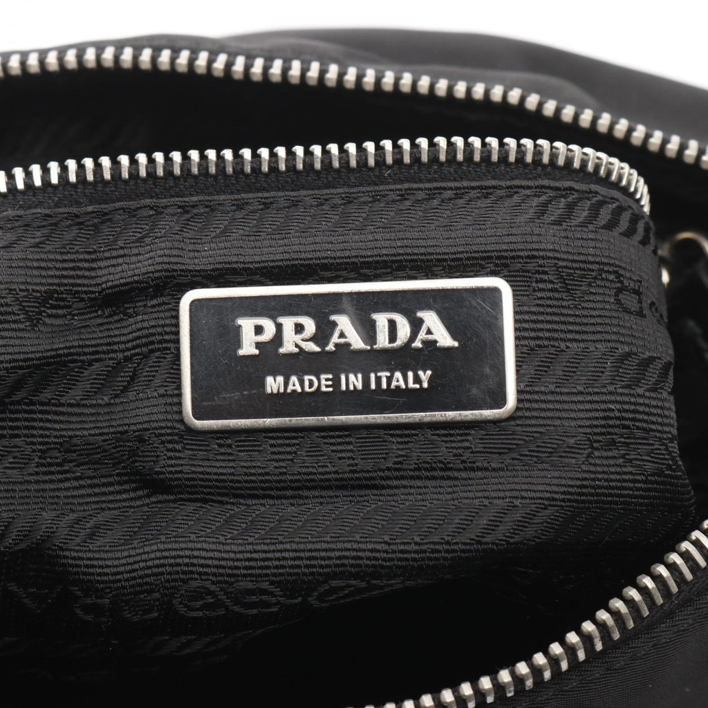 Prada TESSUTO LIGHT Nylon Leather Shoulder Bag