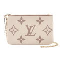 Louis Vuitton Pochette Double Zip Monogram Empreinte 2way Shoulder Bag