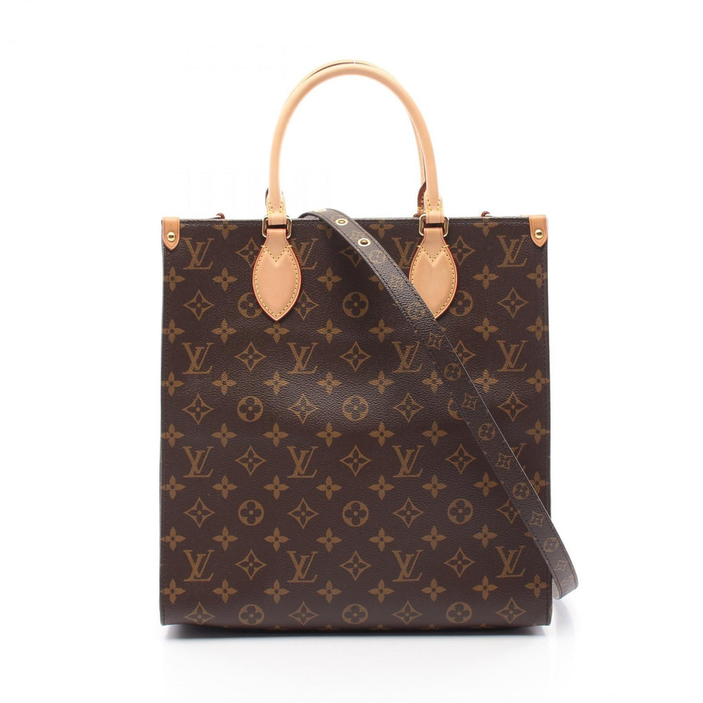 Louis Vuitton Sac Plat PM Monogram Coated Canvas Tote Bag