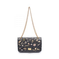 Chanel 2.55 Matelasse Mademoiselle Chain Leather Shoulder Bag