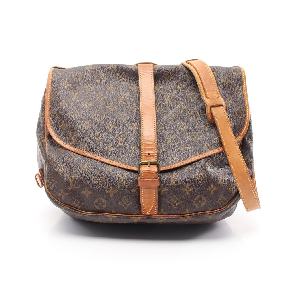 Louis Vuitton Saumur35 Monogram Coated Canvas Shoulder Bag