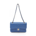 Chanel Chevron V Stitch Lambskin Shoulder Bag
