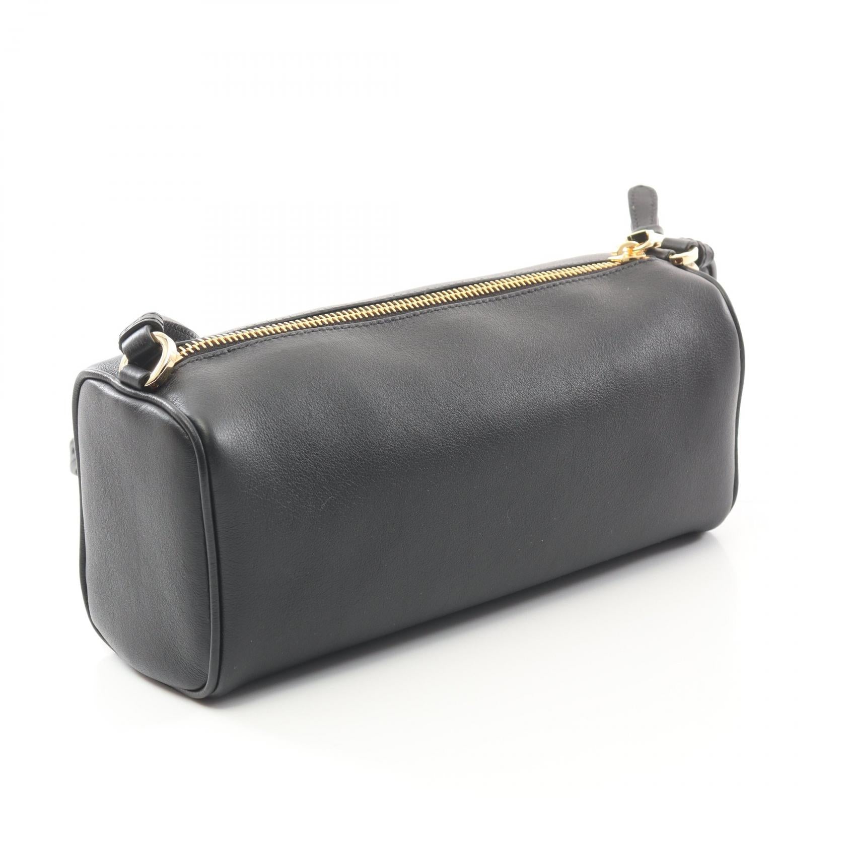 Prada SACCA Leather Shoulder Bag
