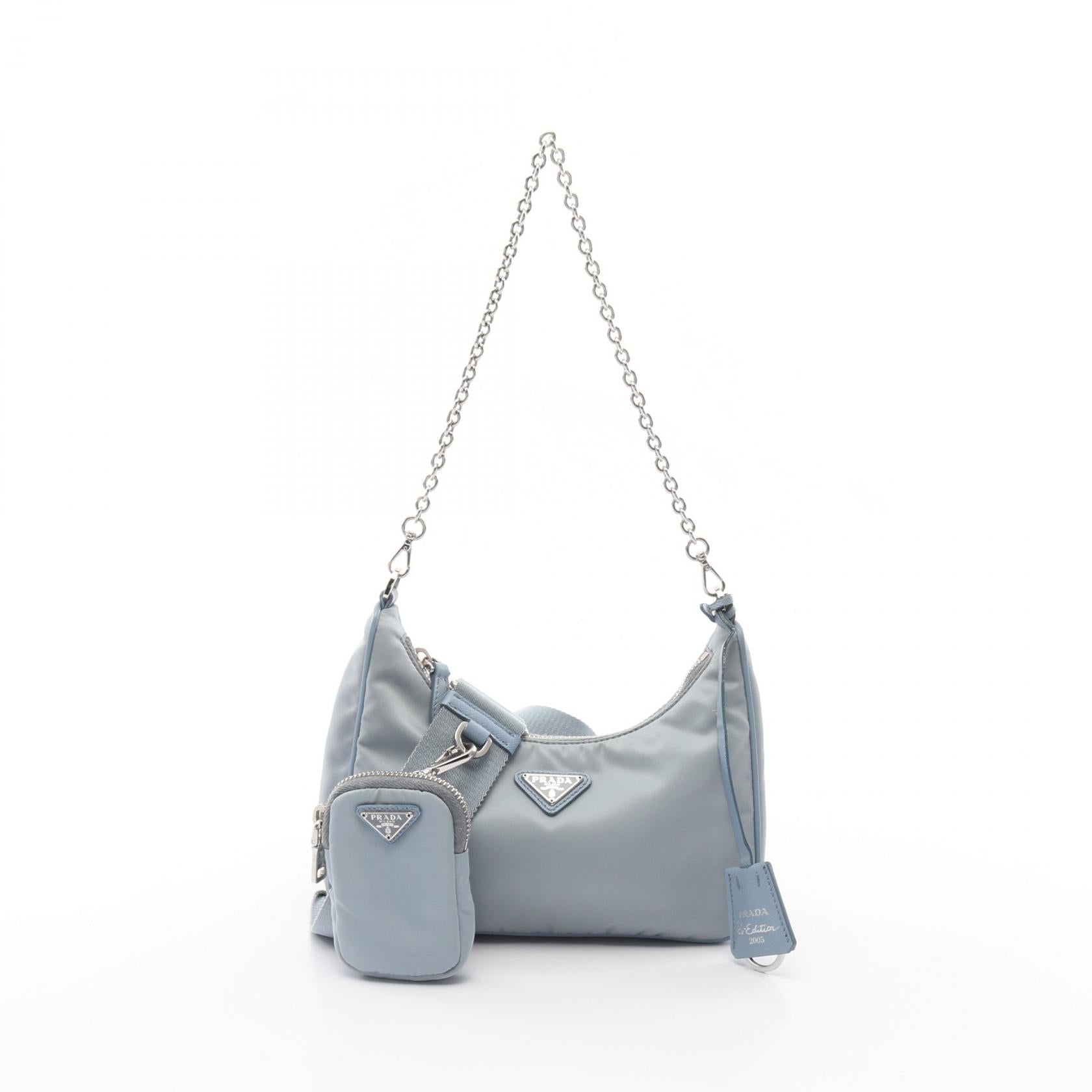 Prada Re-Edition 2005 Re-Nylon Saffiano Leather Shoulder Bag