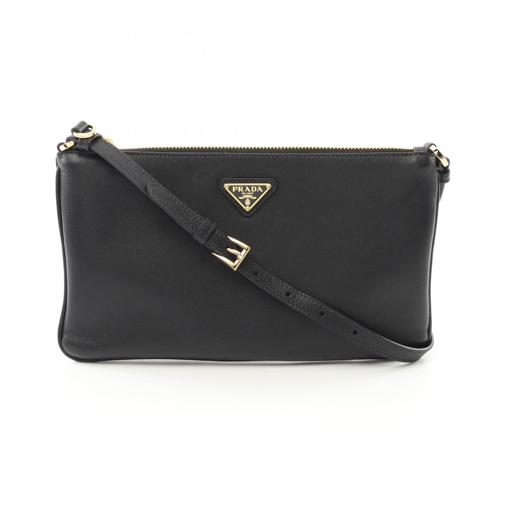 Prada SOFT GRAIN Calf Leather Shoulder Bag